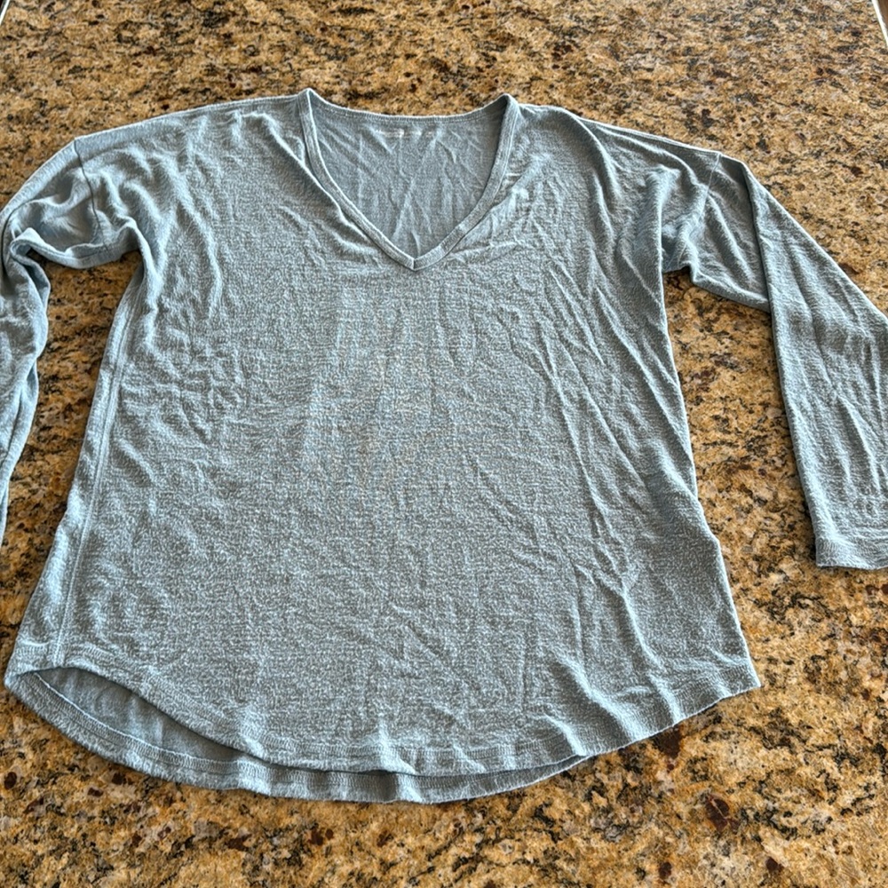 Abercrombie soft A&F cozy blue sweater